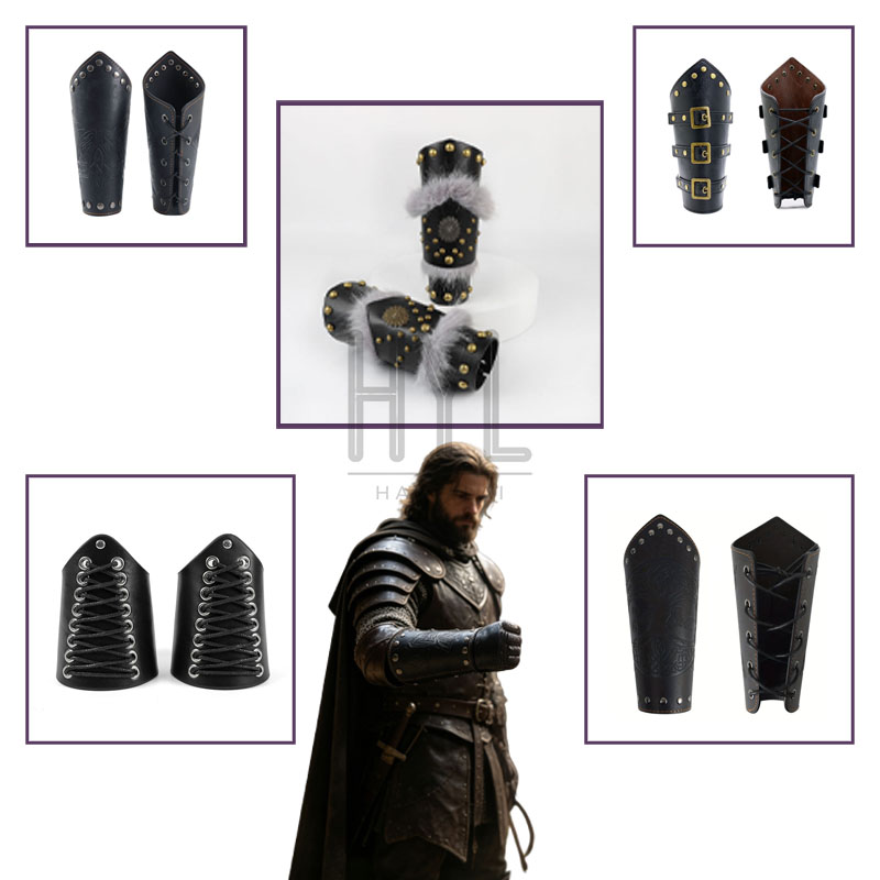 Prop For Cosplay - Guantelete medieval de estilo steampunk retro,