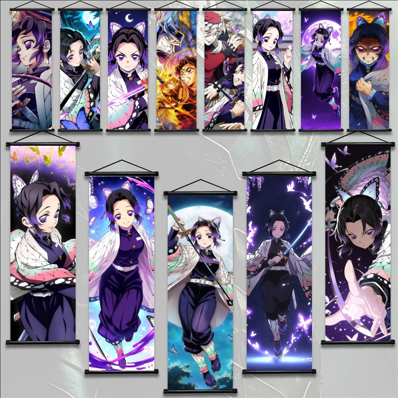 Anime Cosplay Prop - Pergamino Decorativo de Tela con Diseño