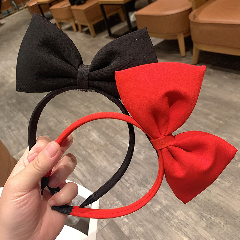 Cosplay Floating Prop - Diadema con lazo grande rojo para