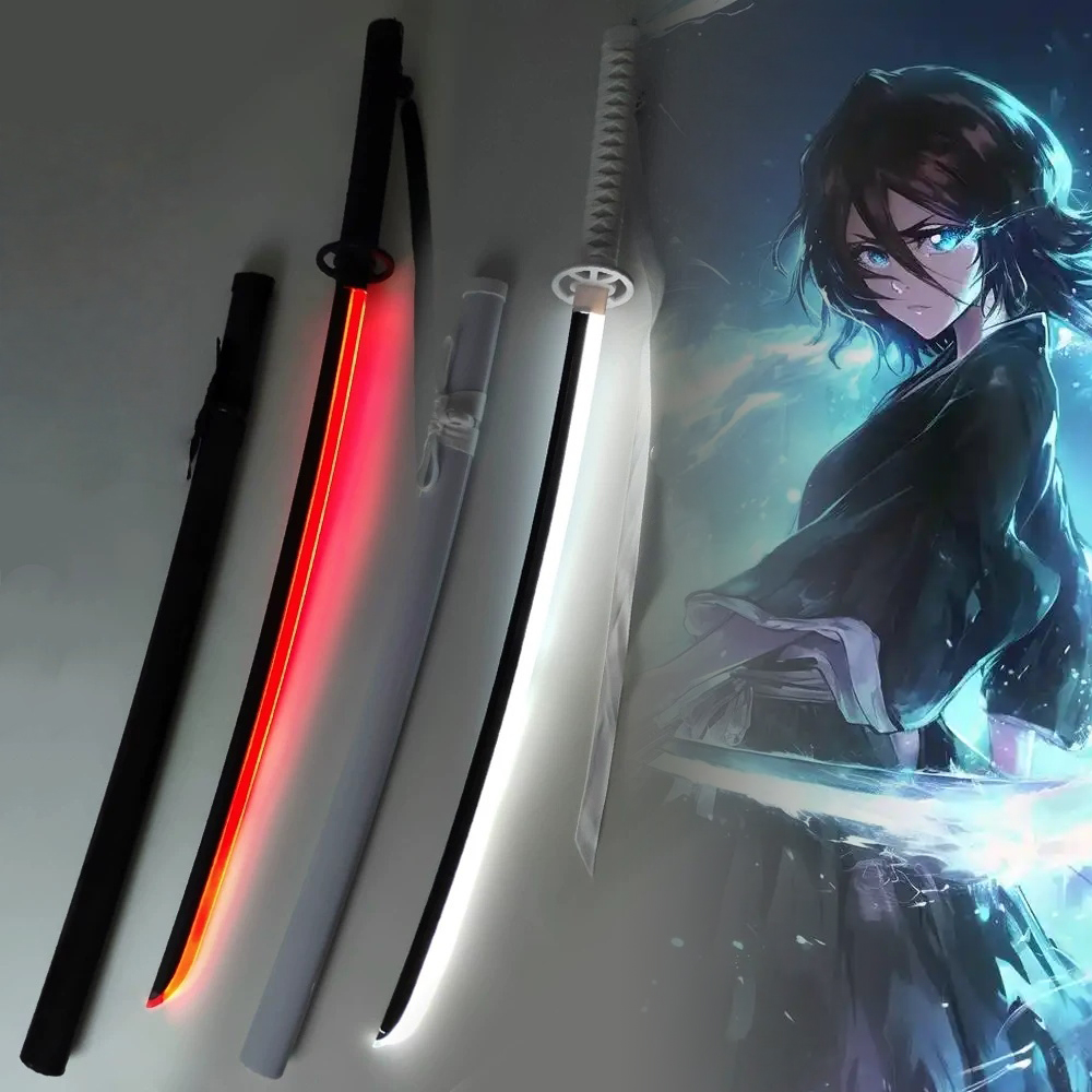 Cosplay Prop Knife - 40 pulgadas brillo lejía Katana luz