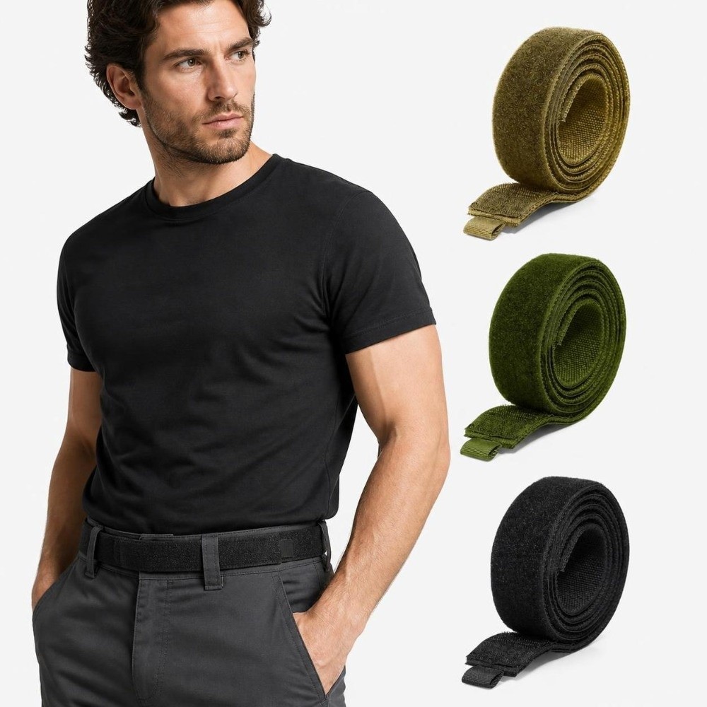 Cinturón de Nylon Simple, Lige - Velcro Hook Loop reseña y precio