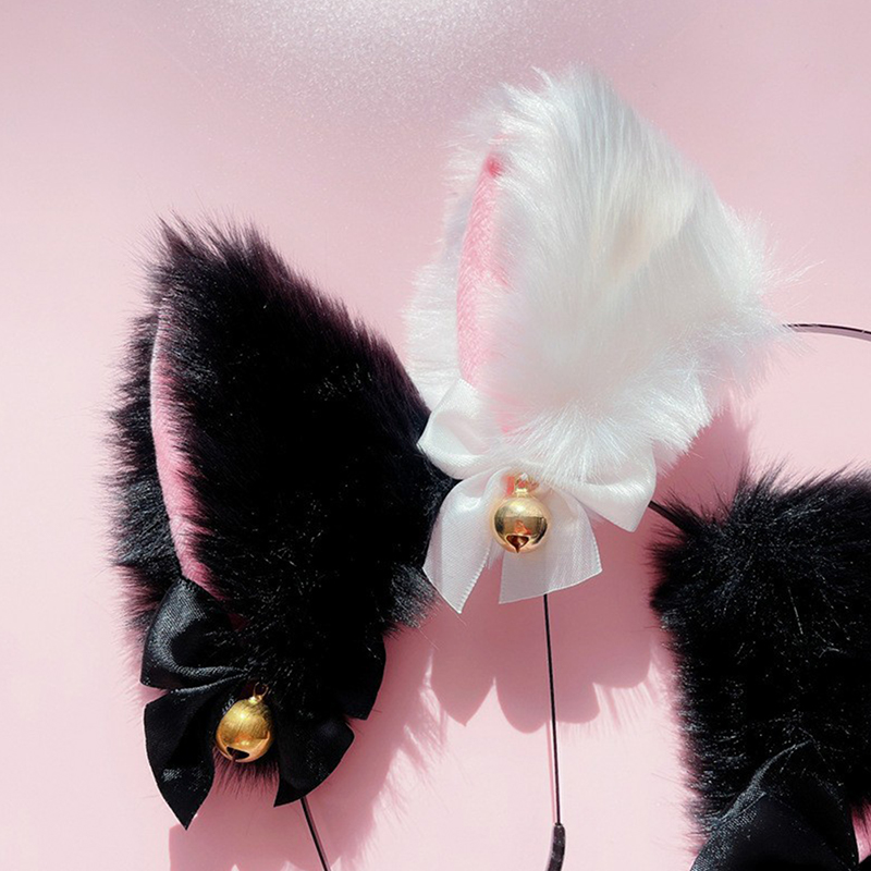 Diadema con orejas de gato par - Cosplay Prop Bow reseña y precio