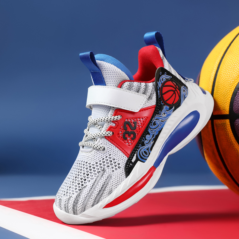 Un par de zapatillas de balonc - Velcro Hook Loop reseña y precio
