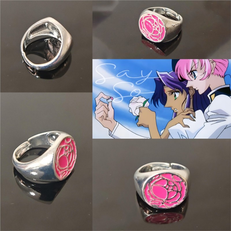 Anillo de rosa rosa Tenjou Ute - Cosplay Floating Prop reseña y precio