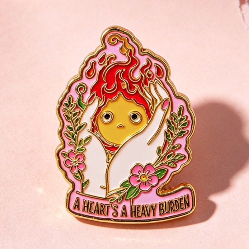 Pin de Esmalte 'A HEART'S A HE - Cosplay Flame Prop reseña y precio